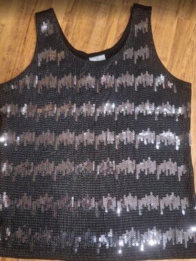 Sequin Sleeveless Top- Never Worn